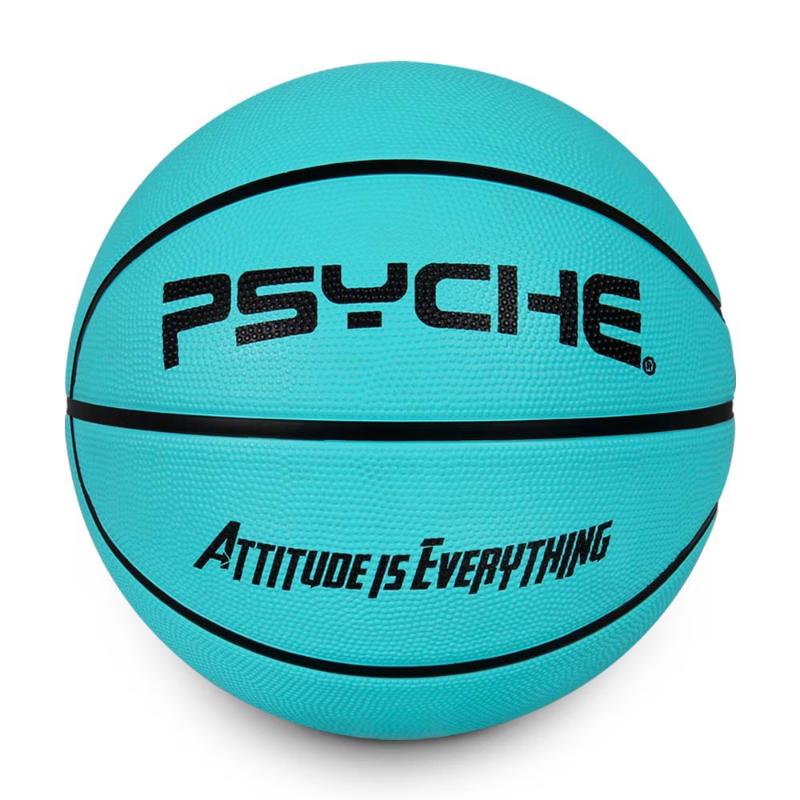 PSYCHE R5001 Youth Blue Rubber Basketball