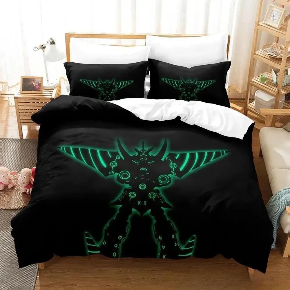 Tengen Toppa Gurren Lagann Bedding Set Single Twin Full Queen King Size Bed Set Adult Kid Bedroom Duvetcover Sets 3D Print Anime