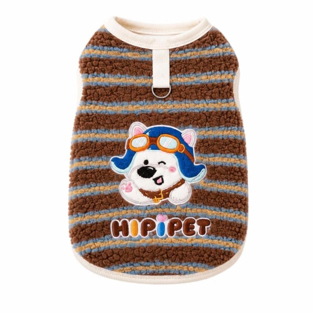 Warm Fleece Cat Clothes Washable Dog Sweater Cute Puppy Jumper Fall Winter Season