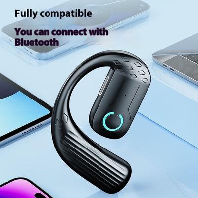 Ows Bluetooth fejhallgató, ultra hosszú élettartamú, zajcsökkentő, függő fülbe helyezhető, vezeték nélküli Bluetooth fülhallgató