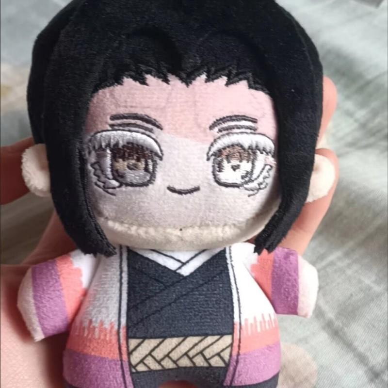 10cm Ubuyashiki Kagaya Plush Doll Mini Demon Slayer Body Printed Stuffed Toy Fans Holiday Birthday Gifts Ubuyashiki Plusie Dolls