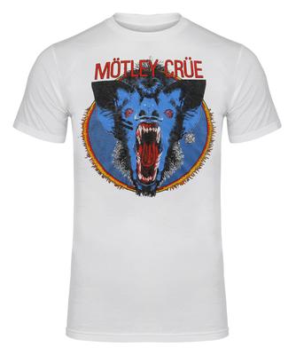 1984 Motley Crue Shout At The Devil Tour White Shirt Double Sided Unisex T-Shirt
