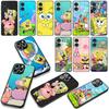 Sponges Cartoon Bobs Squares Cute P-Pants Case for Motorola Moto G54 G05 G24 G55 G85 G15 G57 G86 Power Edge 50 30 Fusion neo Pro