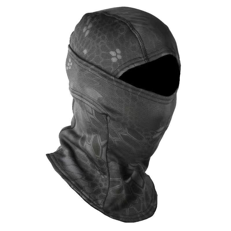 Winter Fleece Warm Camouflage Balaclava Windproof Thermal Winter Scarf Mask Motorcycle Cold-proof Ski Cycling Full Face Mask