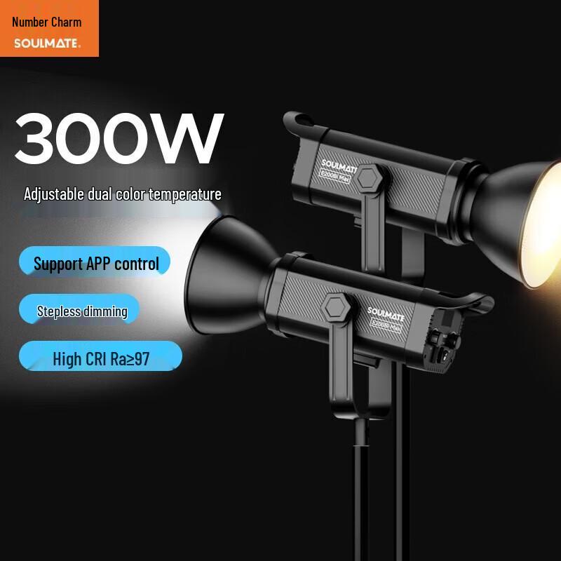 SOULMATE FE400Bi Pro COB LED Video Light Kit