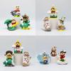 Adorable Crayon Shin-chan Classic Scene Figurine Set With 9 Unique Characters For Desk Display