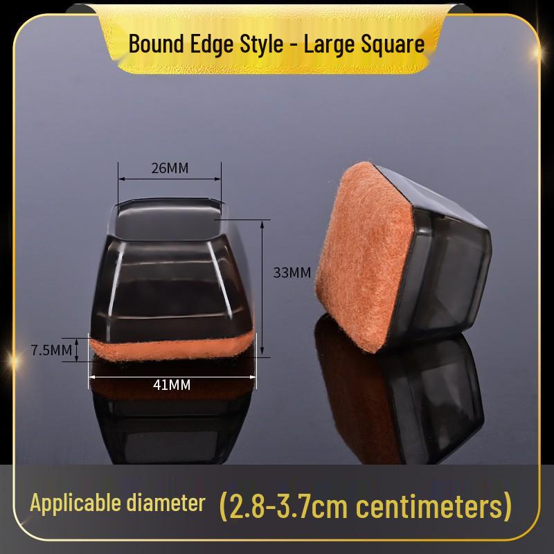 Thickened Silent Felt Silicone Chair Leg Covers - Furniture Foot Protectors