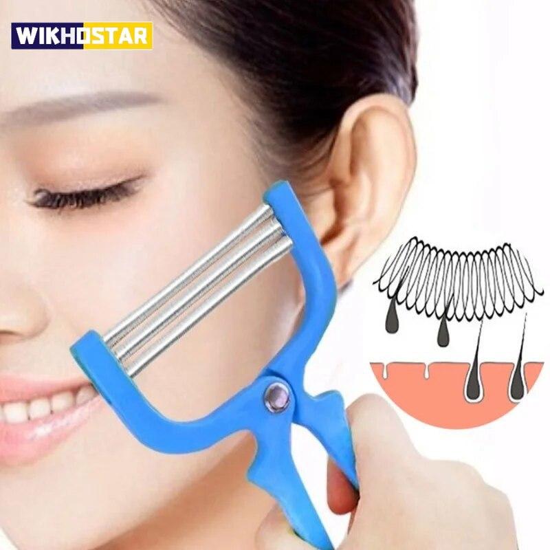 1 PCs Facial Hair Remover Manual Removal Epilator Beauty ShavingThreading Tool For Women