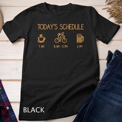 Dagens timeplan - Sykling Terrengsykling Sykkel Unisex T-skjorte