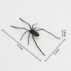Ragno Decorativo in Plastica, Scherzo di Halloween, Ragno Gigante Spaventoso per Scherzi, Ragno Finto per Decorazione Casa, Vetrine e Regalo Scherzoso