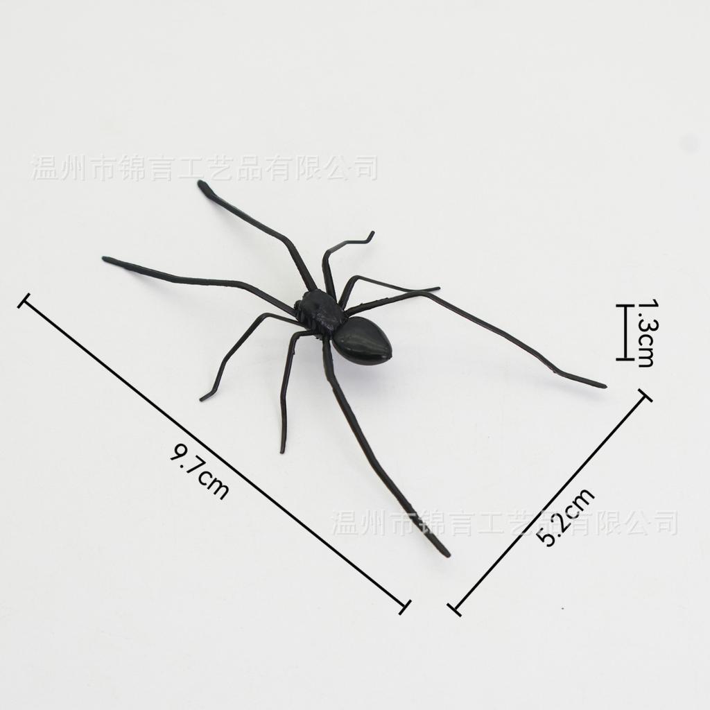 Ragno Decorativo in Plastica, Scherzo di Halloween, Ragno Gigante Spaventoso per Scherzi, Ragno Finto per Decorazione Casa, Vetrine e Regalo Scherzoso