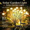 Lumières Solaires LED Lucioles pour Pelouse Extérieur Lampes à Prise de Jardin à Énergie Éolienne Étanche pour Cour Chemin Festival Décoration de Noël Éclairage