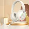 Wireless Gaming Headset Foldable Noise Reduction Soft Cushion Portable Gaming Headphones with Detachable Mic