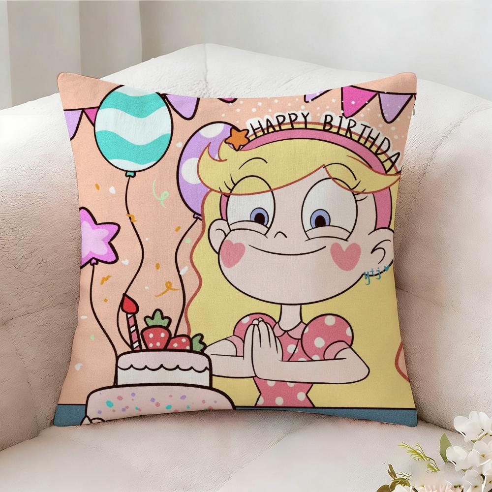 Star Vs The Fforces Of Evil Pillow Case Pillowcase Doublesided Printed Sofa Cushion Bedroom Headboard Pillow