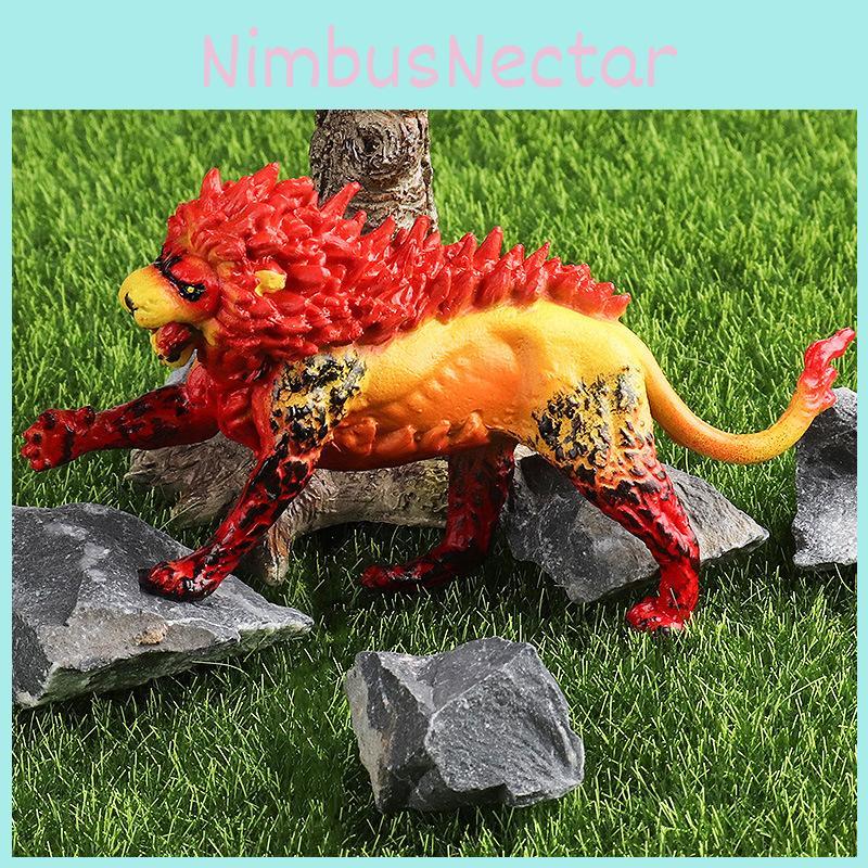 Simulation Mythical Animal Cow Monster Ice Dragon Fiery Eagle Ornament Model