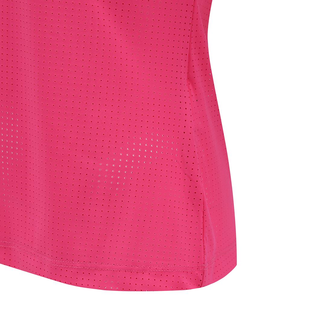 ANEW GOLF Women All Ventilation Collar Short T-Shirt_Hp