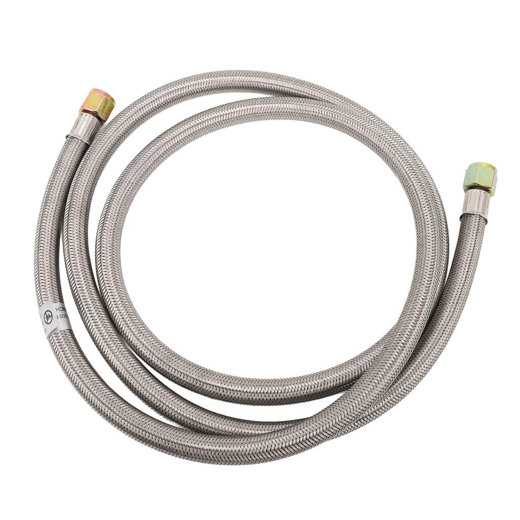 7Pcs 6ft RV Hose Extension with Quick Connect Fittings Stainless Steel Anti Pressure Flexible RV Hose Line Extension