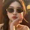 Women Retro Oval Fishing Sunglasses Eyewear Driver Goggles Small Vintage Sexy Sunglasses Frame Anti Blue Light Glasses