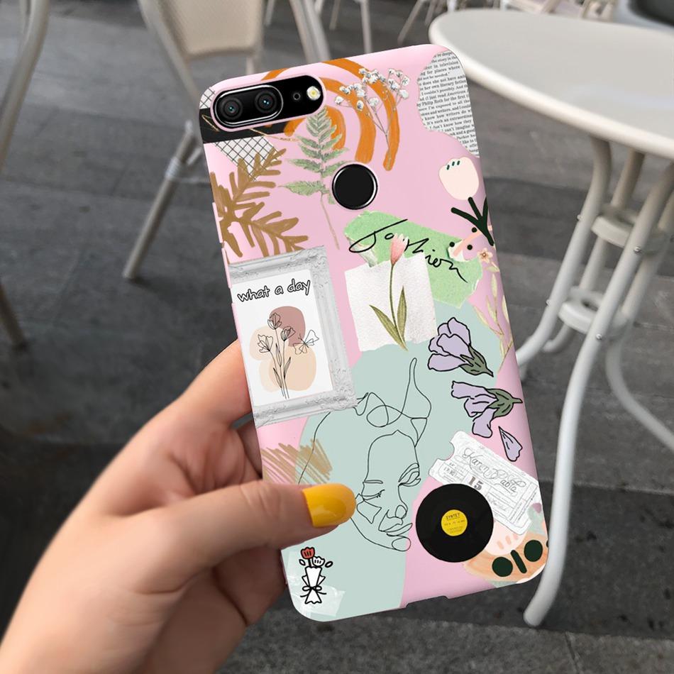 Cute Cartoon Phone Case For Honor 9 Lite LLD-L21 Candy Color Soft Silicone Back Cover For Honor 9 STF-L09 Funda Honor9 9Lite