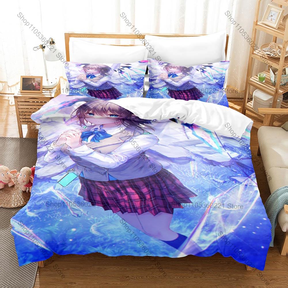 All Seraph Squad Character Print Heaven Burns Red Game Duvet Cover + 2 Pillowcases Twin Full Queen King Gamer Bedding Set
