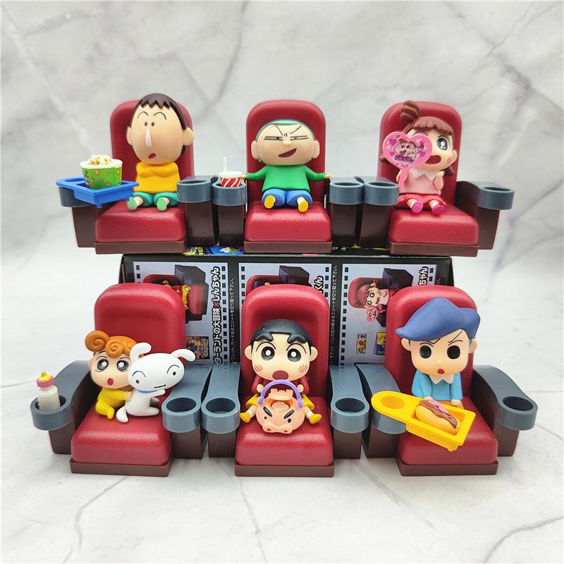 

Крейн Шинчан Весенний Театр Машина Топпер для Торта Коллекционная Коробка Сюрприз