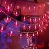 Halloween LED Pumpkin, Ghost & Bat Decorative String Lights for Courtyard Party - Colorful Atmosphere Lights