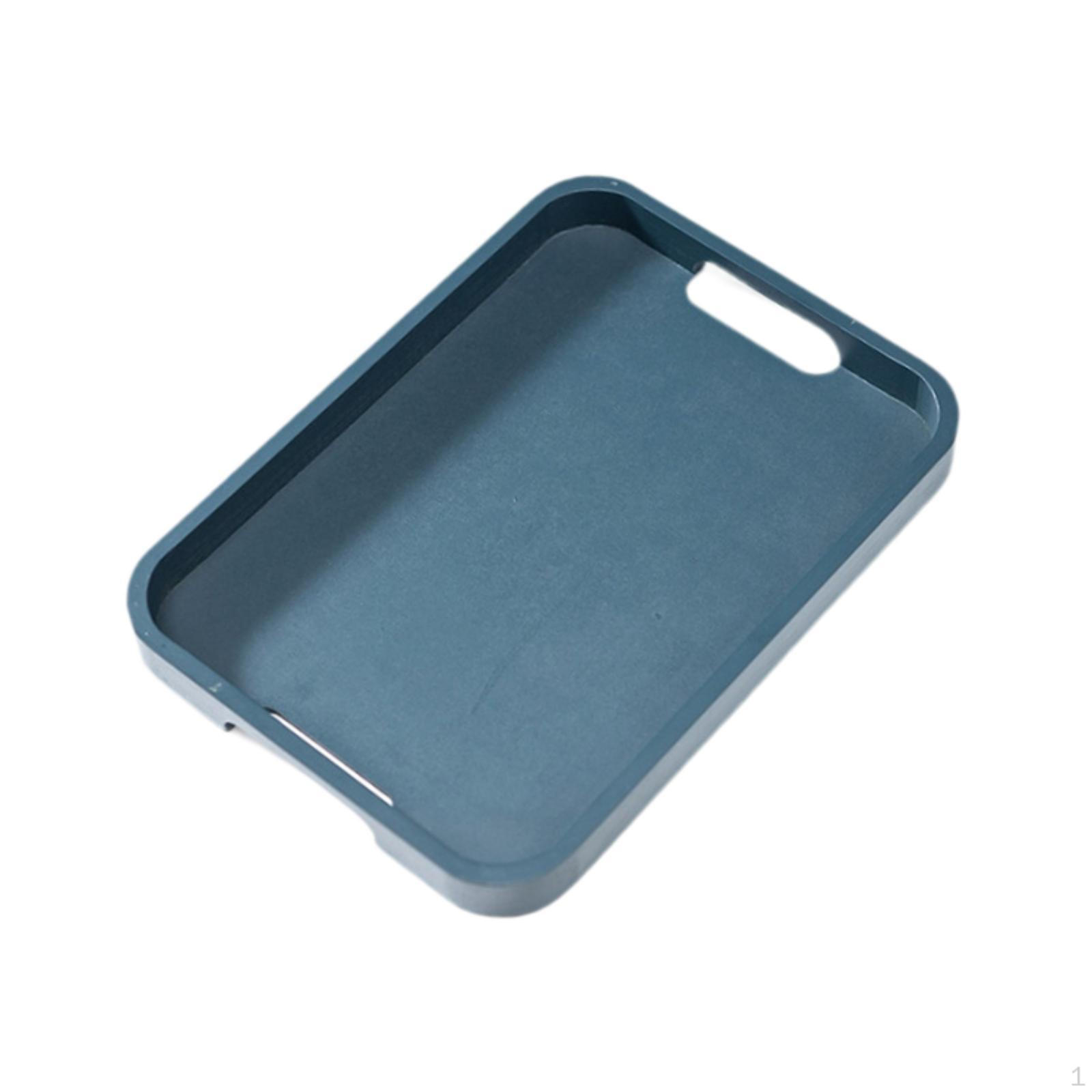 

Деревянный сервировочный поднос, журнальный столик с ручками, элегантная декоративная тарелка для 33x24cm