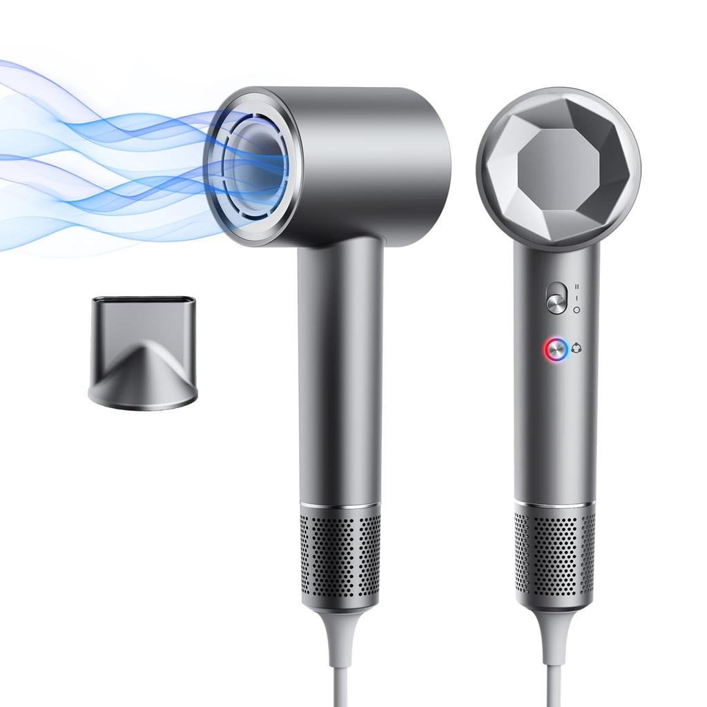 VTT Ultra Large Air Quick Hair Dryer with Magnetic Suction Beautiful Hair Easy To For Hair PSE Japanese Instruction Manual Included Dryer, Volume,
