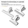 SteelFood Heat Clips Stainless Strong Kitchen Sealing Document MetalClipsBag GradeSilver Resisting Durable WaterProof