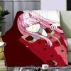 Sexy Girl ZERO TWO DARLING Printed Blanket Picnic Blankets Warm Blanket Soft and Comfortable Blanket Home Travel Birthday Gifts