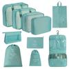7-Piece Travel Storage Bag Set for Clothing and Luggage Organization