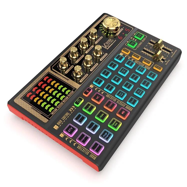 

K300 Pro Max Универсальный беспроводной Bluetooth аудиомикшер Живая звуковая карта для мобильного телефона/ПК