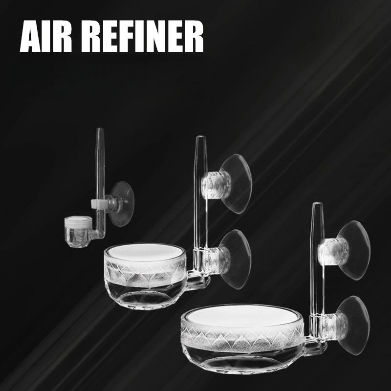 Fish Tank Air Refiner High Quality Acrylic Lotus Diamond Texture Nano Air Disk Low Pressure Bubbles Silent Aquarium Accessories