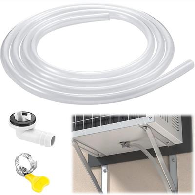 3/6/10 Ft Air Conditioner Drain Hose Leakproof Portable AC Drain Hose with Hose Connector and Clamp AC Drain Pipe Replacement