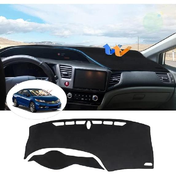 CARTIST Dash Cover Fit For Genesis GV80 2024 2025 Dashboard Cover Mat For GV80 Accessories Non-Slip Carpet Sunshield Glare UV Rays Protector