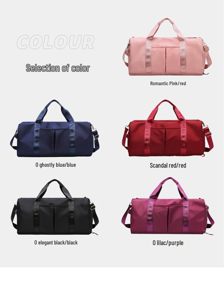 Stylish Women's Wet/Dry Swim & Gym Shoulder Bag – Lightweight, Trendy Sports Handbag for Travel & Yoga