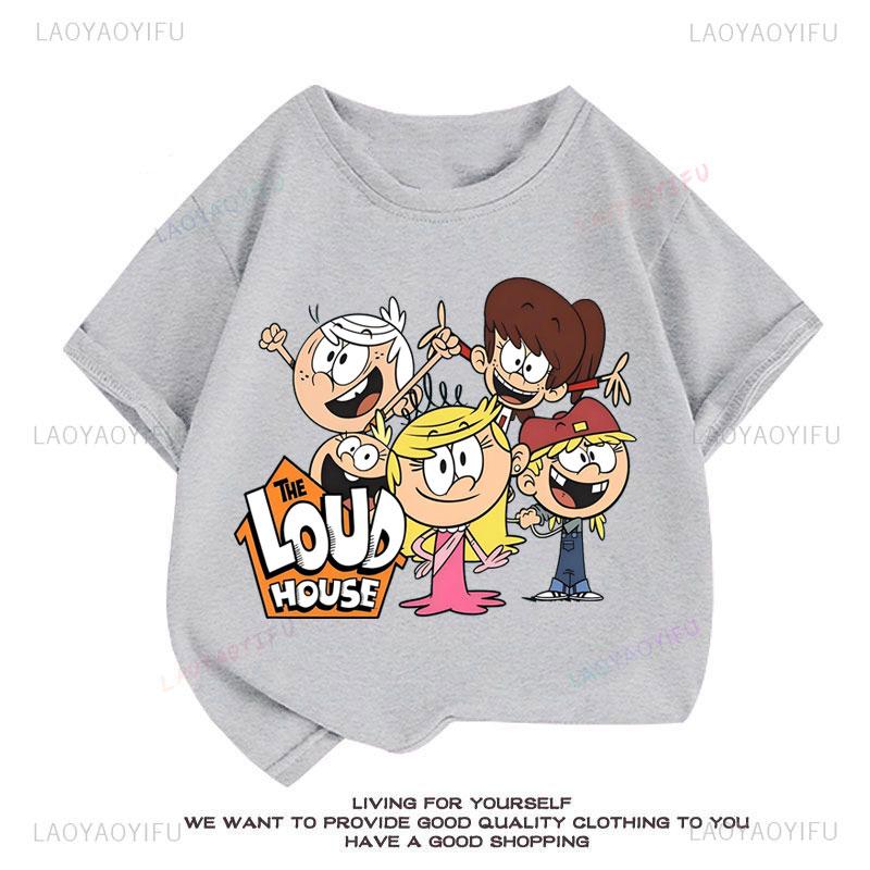 The Loud House TShirt New Fashion Anime Cartoon Comedy Popular Shirts Good Idea Birthday Gifts Y2k Clothes Cotton Tees