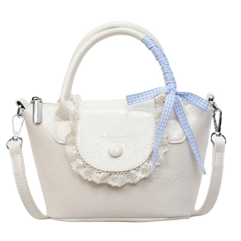 Women's Bag Korean Version of Simple Handbag 2025 New Versatile Shoulder Fashion Bucket Bag Niche Design Messenger Bag