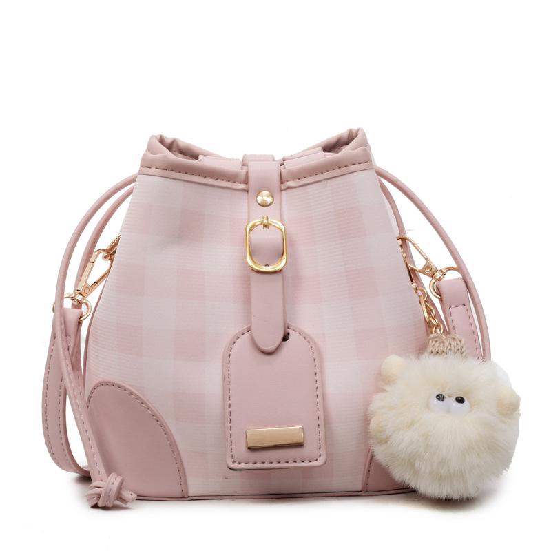 Tasche Damen Kariert Neu Pendler Schultertasche Vielseitige Umhängetasche