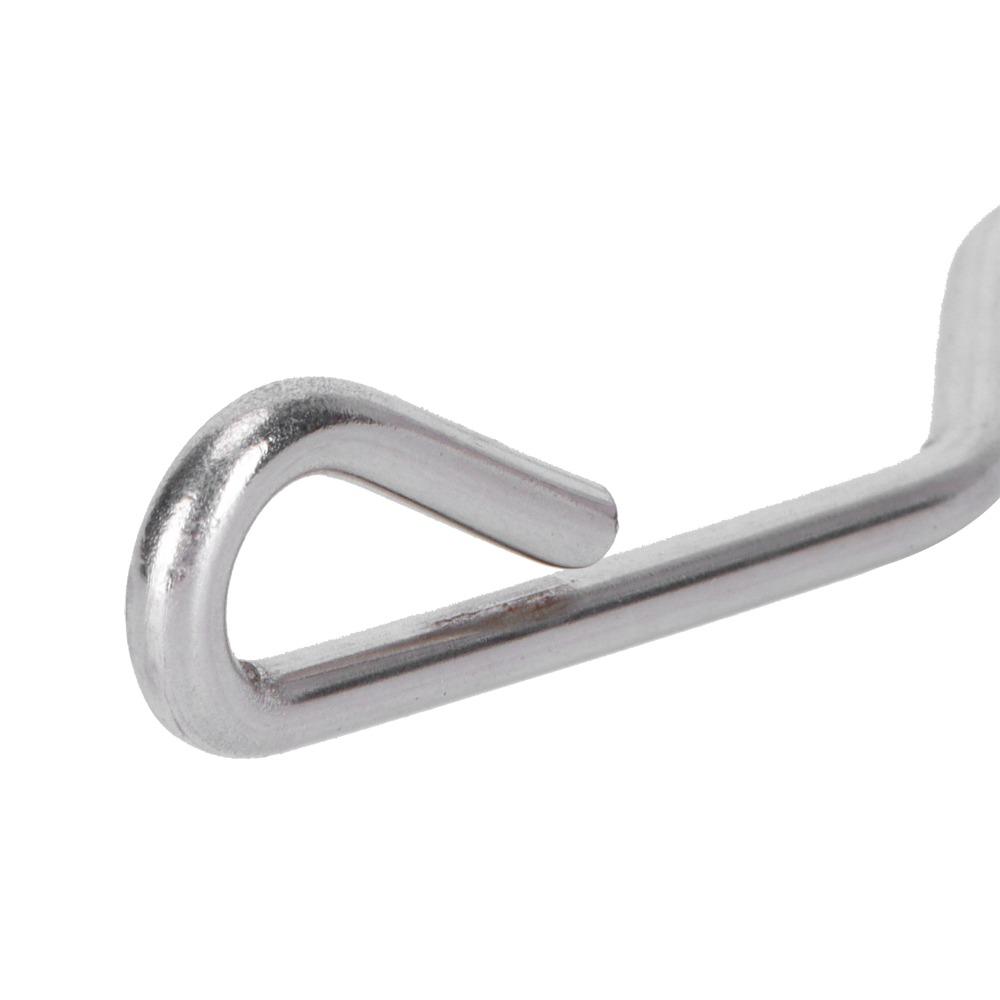 20Pcs Silver Beehive Fastener Durable Bend Wire Holder Beehive Spring Clip Apiary Supplies