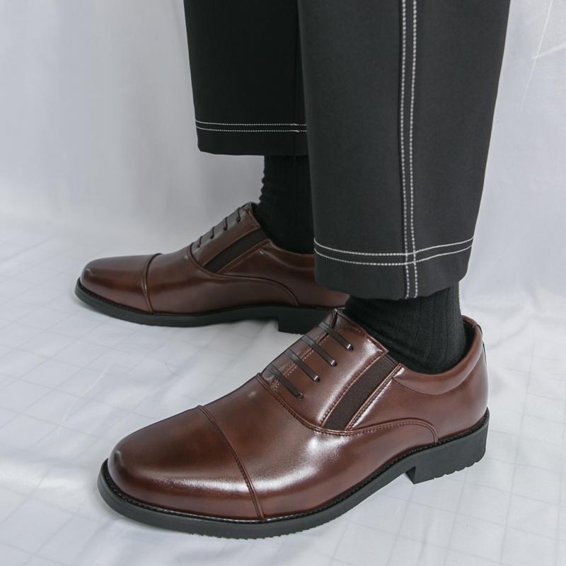 Fashion Autumn Winter Texture Simple Comfortable Lightweight Non-slip Men's Vintage Leisure Men's Luxury Business Office Oxford Shoes