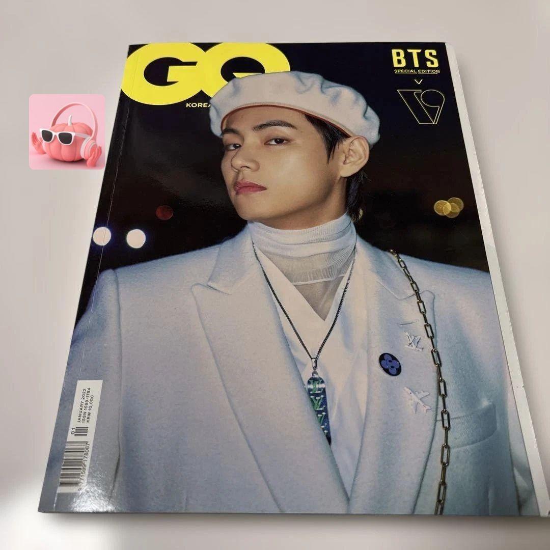 GQ KOREA ЯНВАРЬ 2022 V из BTS На обложке ЖУРНАЛ