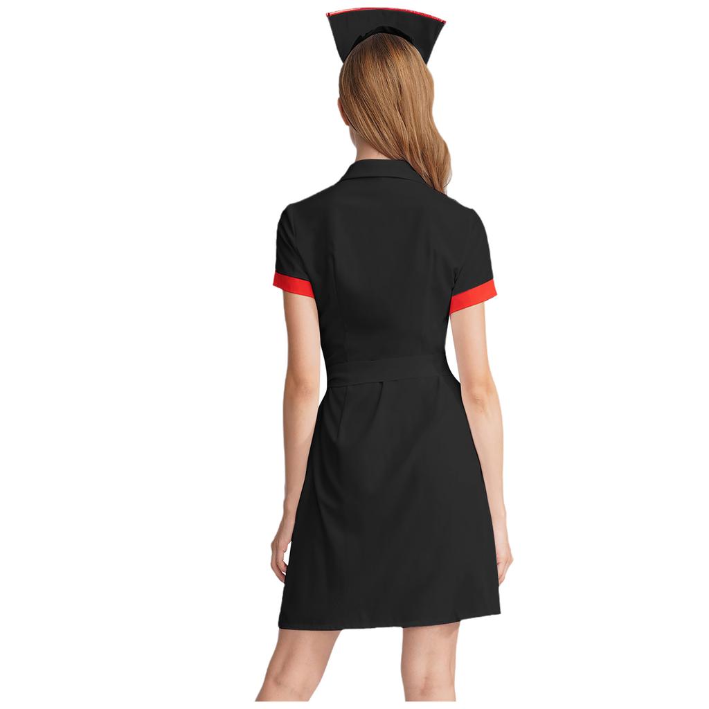 Verkleedkleding Kostuum Outfit Rollenspel Uniform Set voor Carnaval Halloween Verpleegster Cosplay Kostuum