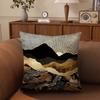 Marble & Gold Patterned Pillowcasesuitable For Sofa Car Bedroom Decorative Cushion Cover Pillow Cover