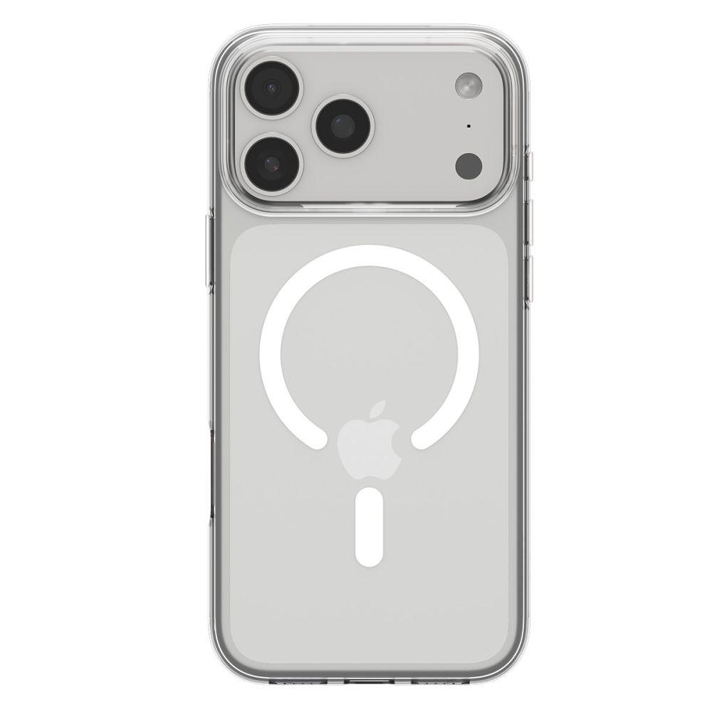 Etui pokrowiec na iPhone 17 Pro Max MagSafe Liquid Crystal - przezroczysto-białe