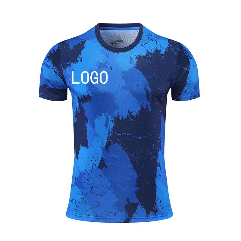 Carl M Football Jersey Men's Game Training Team Jersey Short-sleeved Top Quick-drying Breathable Casual Sports Adult T-shirt
