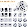 Teaching Dice Set, Games for Kids 8-12, Include, Number Dice and Dot Dice for Math Teaching Classroom Supplies 24Pcs