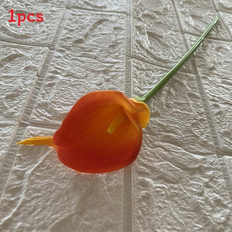 Soft Touch Pu Artificial Calla Lily For Home Styling Decoration Photography