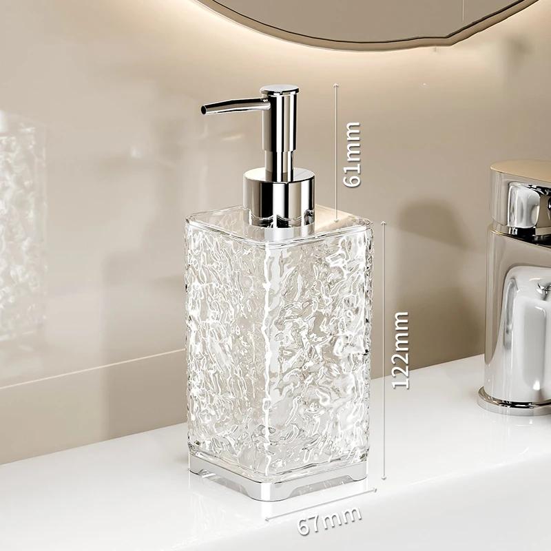 Glacier Texture Soap Bottle Creative Home Decor Shower Gel Bottles Shampoo Dispenser Bottle Kitchen Bathroom Accessories