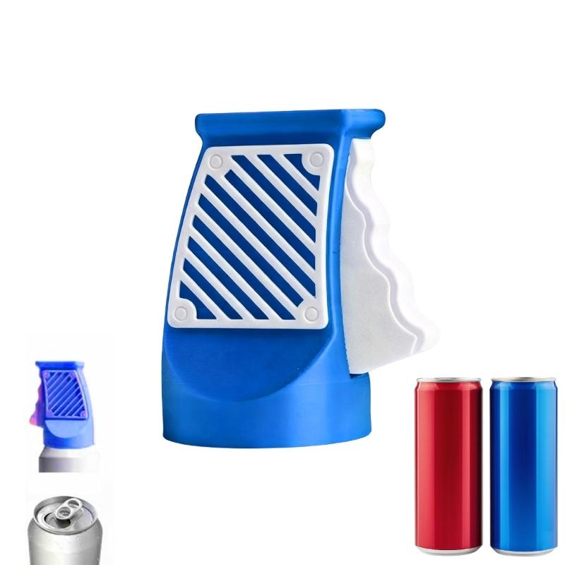 

Innovative 3D Printed Can Opener Ergonomic Handle Lid Removal Tool For Kids Seniors Kitchen Essential синій